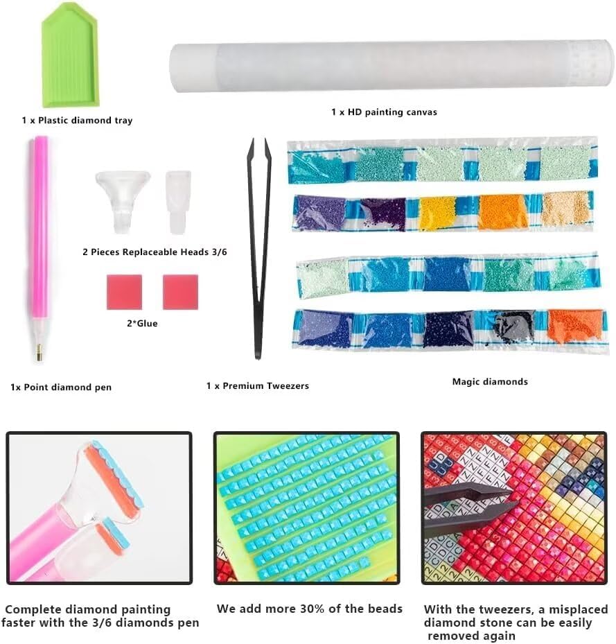 5d ダイヤモンドアート 四角いビーズキット 大きいサイズ 90x180cm 全面貼り付けタイプ ダイヤモンド塗装 パリ エッフェル