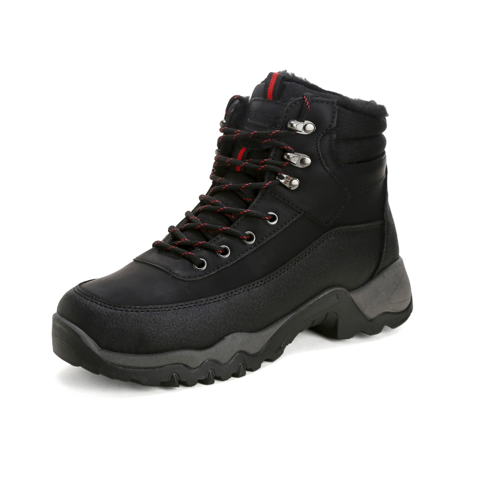 Stivali da Neve Uomo Classici Antiscivolo, Stivali da Invernal Impermeabili Foder Caldo Imbottiti, Scarpe da Neve Calde Comode Pelliccia Alti