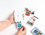 Canon Ivy 2 Mini Photo Printer (Mini Blue), Bluetooth Portable Smartphone Printer for iOS & Android, Bundle with 10 Zink Sticky-Back Photo Prints, LED Light Bar, Protective Case & USB Cable