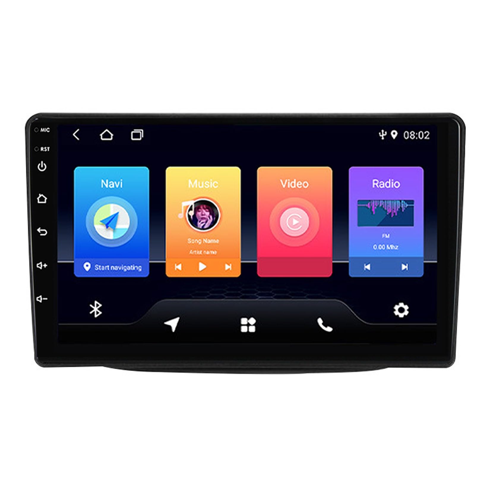 HIBIYA Android 14 Radio Samochodowe dla Kia Sorento 2013-2014 9 Cal Ekran Dotykowy Samochód Stereo Nawigacji GPS Wsparcie CarPlay & Android Auto z Bluetooth 4G WiFi USB(A,H 4rdzeniowy 1+32G)