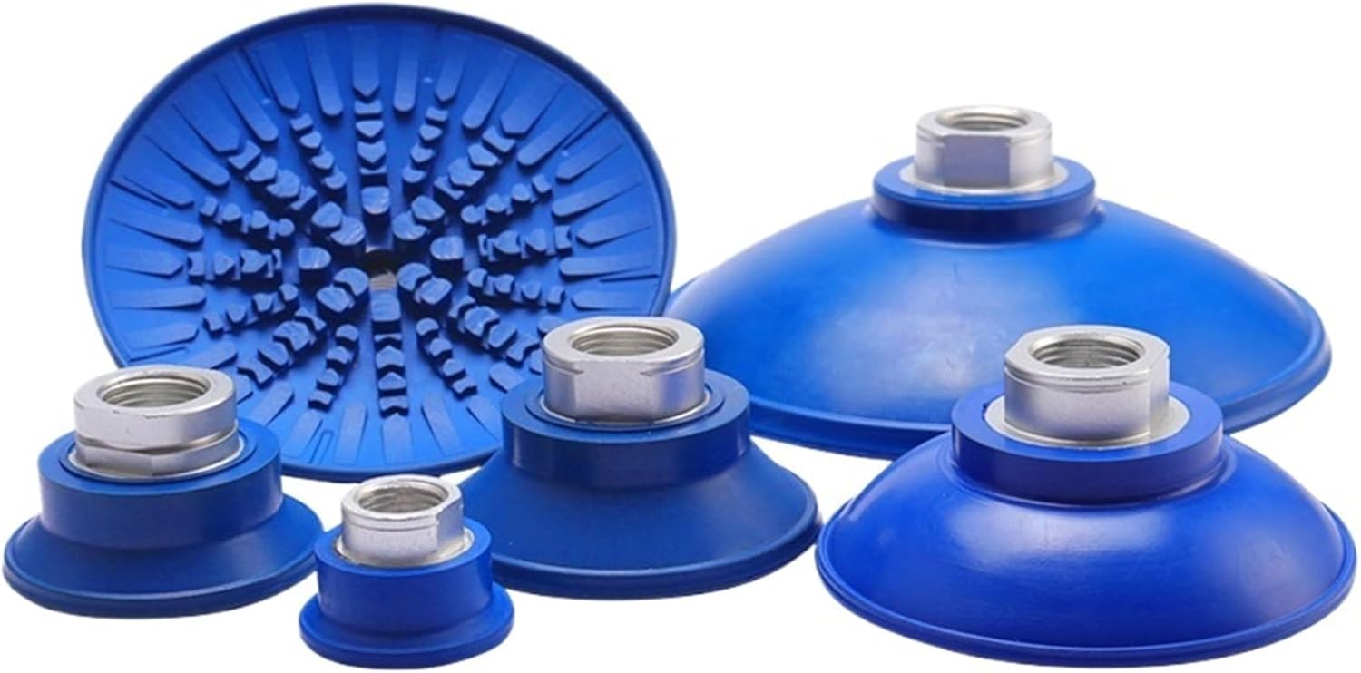 Vacuum Chuck Industrial Pneumatic Manipulator Accessories Vacuum Sucker SAF 22/30/40/50/60/80/100/125 Single Layer Suction Cups(C-02)