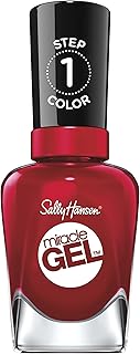 Sally Hansen Miracle Gel Nail Polish, Shade Rhapsody Red 449 (Packaging May Vary)