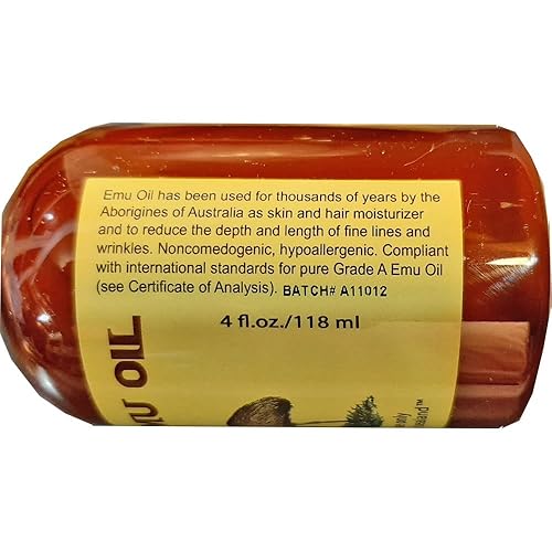 Miniatura 3 de Emu Oil Pure Premium Golden humectante potente para piel y cabello de 4 fl. oz.