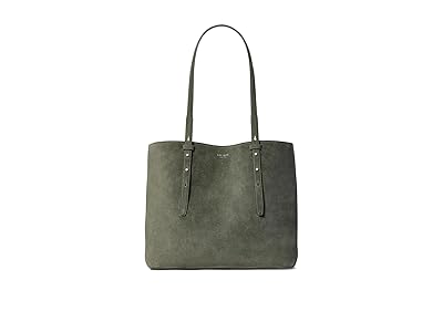 Kate Spade New York Do It All Suede Large Tote Tote Handbags Dark Seaweed, Leather