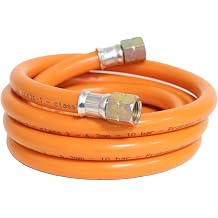 CFH Gas Hose VS 150-1.5 m, G 1/4 Inch LH, Replacement and Extension Hose for LPG/Propane/Butane, for Barbecue or Camping Equipment, DVGW Certified