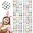 AUGSUN Easter Stickers Earrings, 240pcs Easter Stick on Earring 3D Gems Stickers Self-Adhesive Sticky