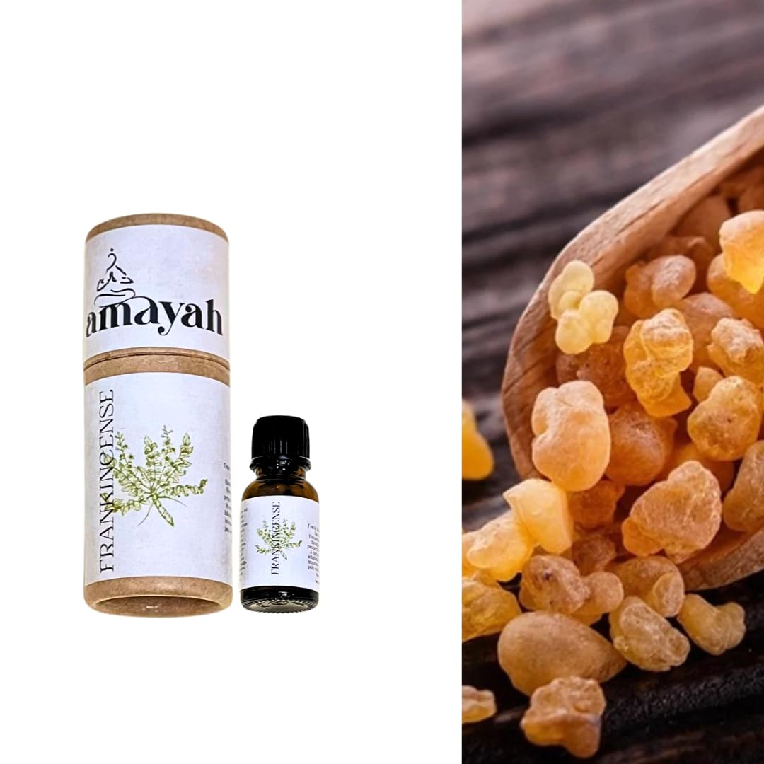 Amayah 100% pure frank sunshine essential oil for anti-aging, meditation and well-being. 2-30ml pack Amayah 100% pure frank sunshine essential oil for anti-aging, meditation and well-being. 2-30ml pack