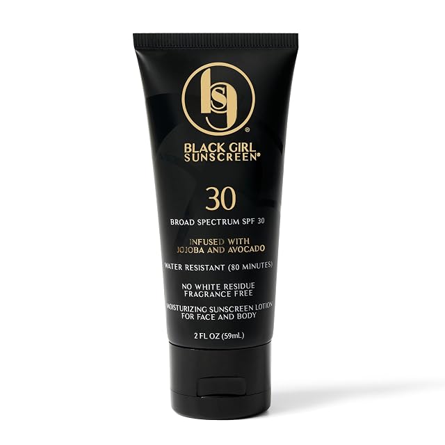 Black Girl Sunscreen SPF 30 for the Face Body - Moisturizing Sun Protection SPF 30 Sun Lotion for