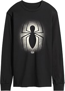 Marvel - Spider-Man Spray Paint Logo - Men's Long Sleeve Graphic T-Shirt