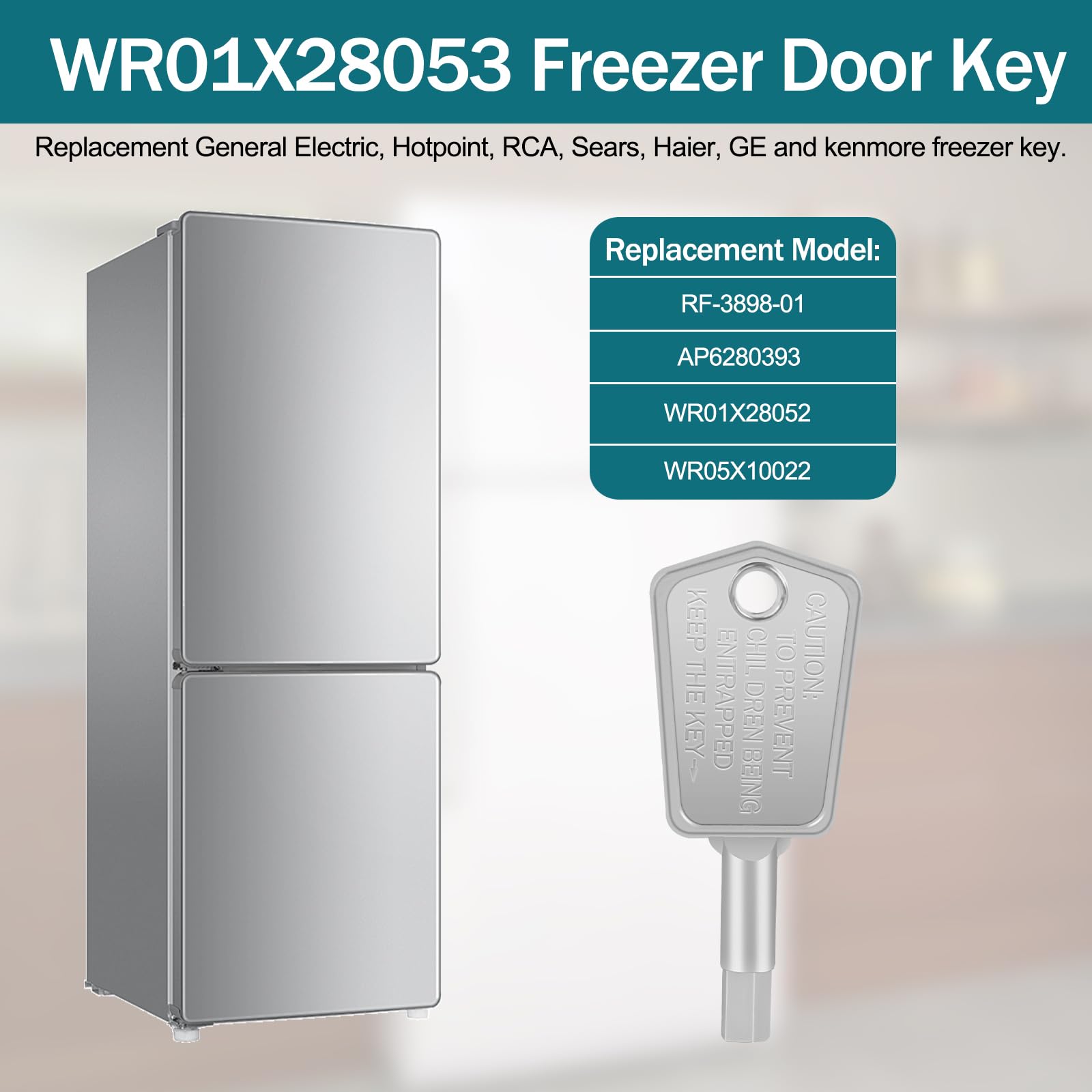 Poignée De Porte & Serrure Pour Congélateur/Réfrigérateur Haier - Pièce De Rechange