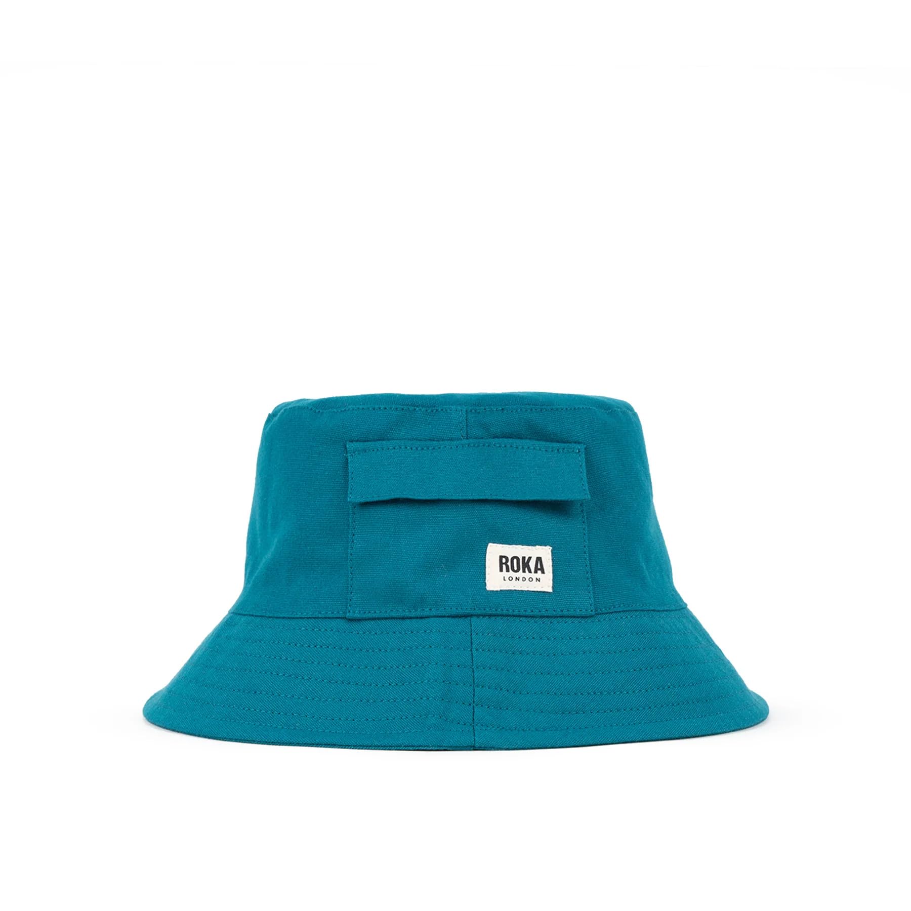 Roka LondonHatfield Cotton Bucket Hat (Teal)
