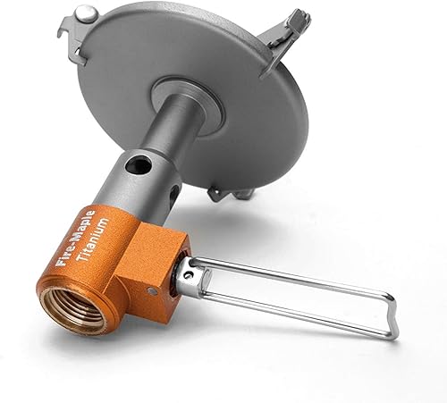Miniatura 4 de Fire-Maple FMS-116T Estufa Portátil Ultra Ligera, Estufa de Senderismo de Titanio para Mochileros, Equipo Ultraligero para Acampar al Aire Libre,