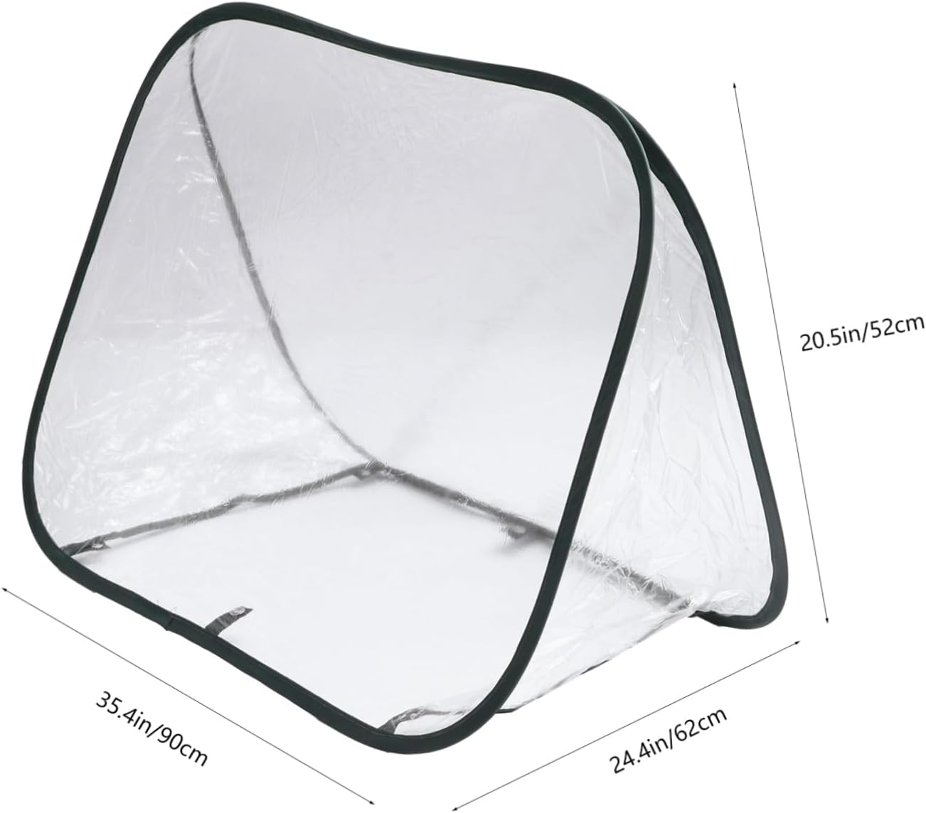 MERRYHAPY 1Pc Foldable Mini Greenhouse Canopy Durable Cold Shelter for Outdoor Plants Rain and Heat Resistant for Cultivating Winter Easy to Carry and Use
