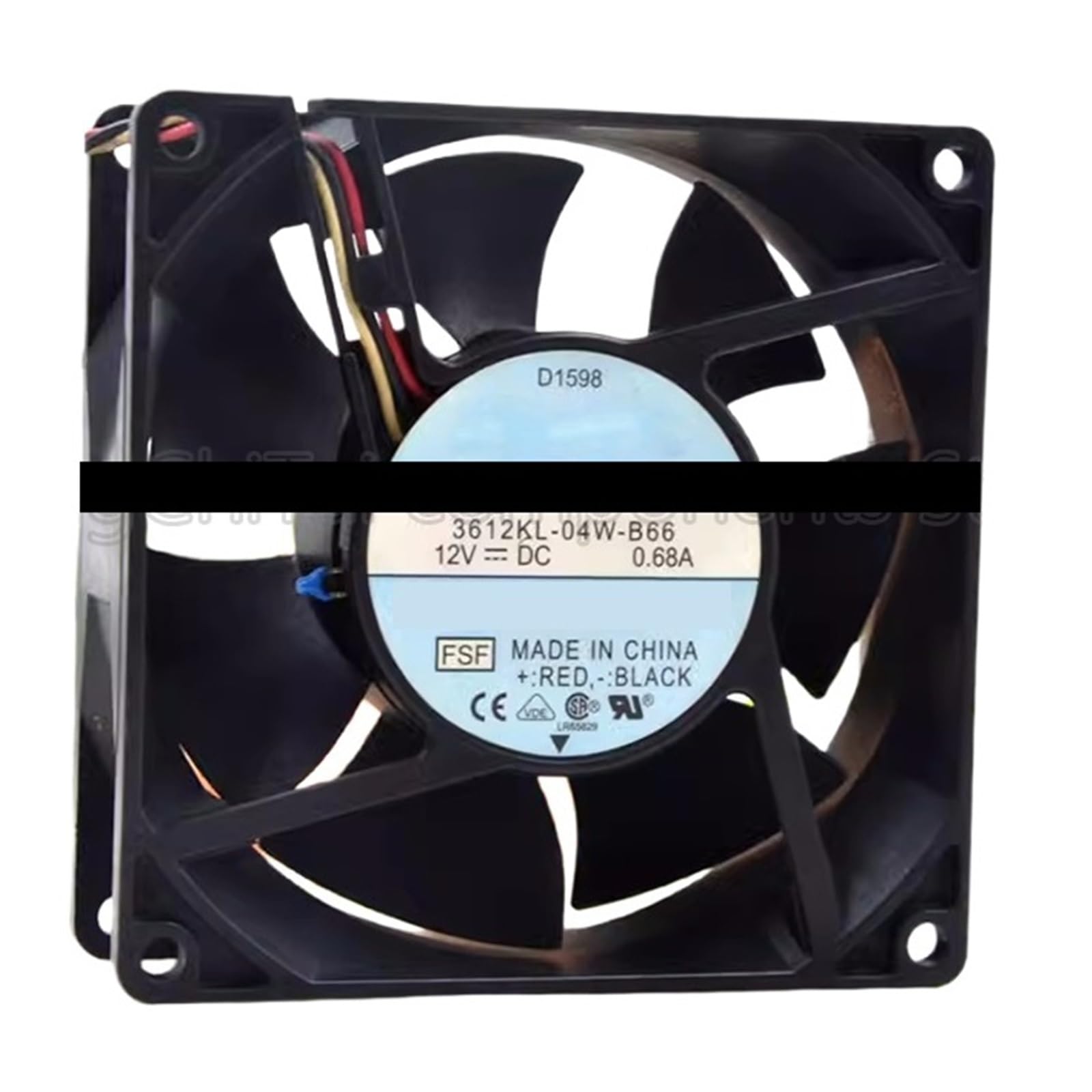 Ventilateur de refroidissement 3612KL-04W-B66 à 3 fils haute performance