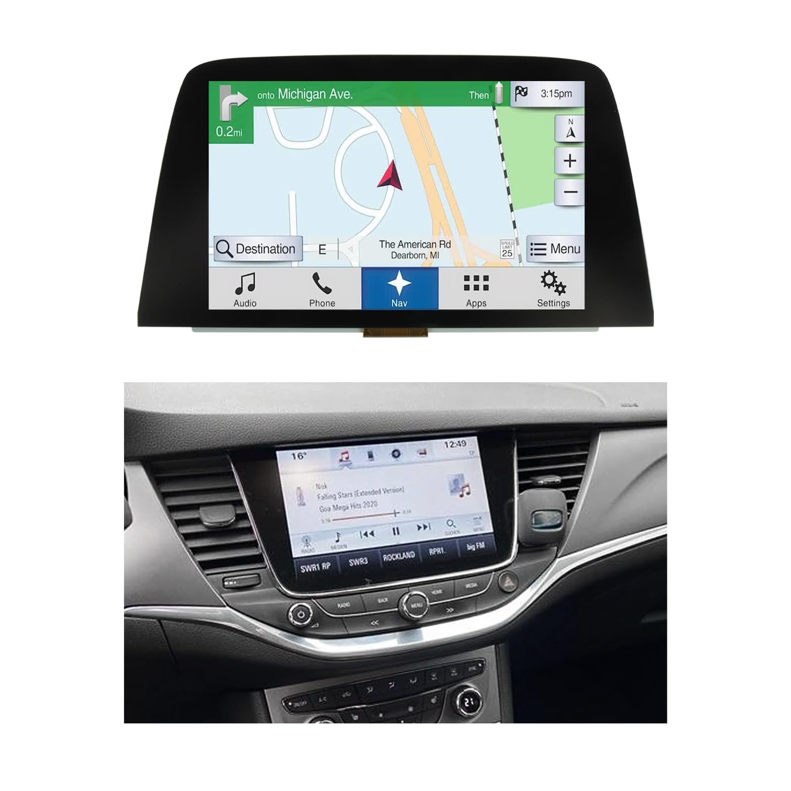 8 DIGITALIZZATORI VETRO Touchscreen LQ080Y5DZ10 Per Navigazione Opel Astra EUR 41,50 - PicClick IT - Foto 3