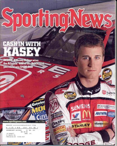 KASEY KAHNE SPORTING NEWS MAGAZINE JUNE 16, 2006!