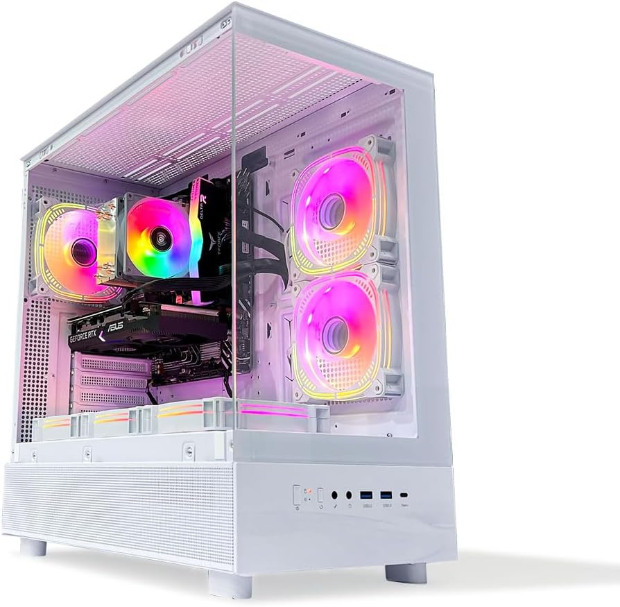 Nova Gaming PC - Intel Core i5-12400F | GeForce RTX 3060 12GB GPU | 16GB DDR4 RAM-1TB NVMe SSD | Air Cooler-H610 MB-650W 80+ PSU | WiFi-Bluetooth-Windows 11 Pro | Desktop Computer