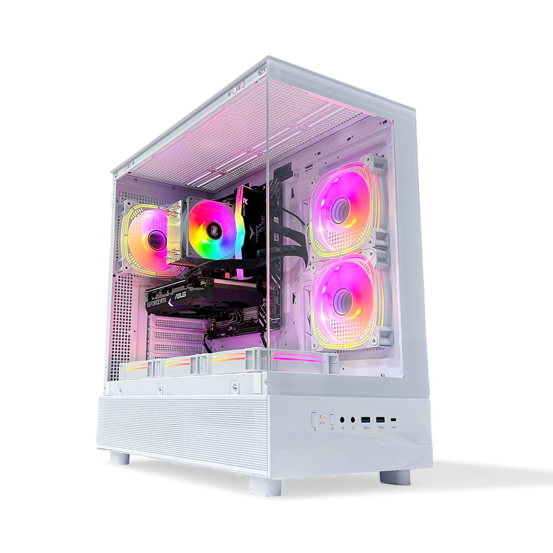 Hero Gaming PC - AMD Ryzen 5-7600X | GeForce RTX 3060 12GB GPU | 32GB DDR5 RAM | 2TB M.2 NVMe SSD | Air Cooler | B650 MB | 650W 80+ PSU | 650W 80+ PSU | WiFi/BT/Win11 Pro