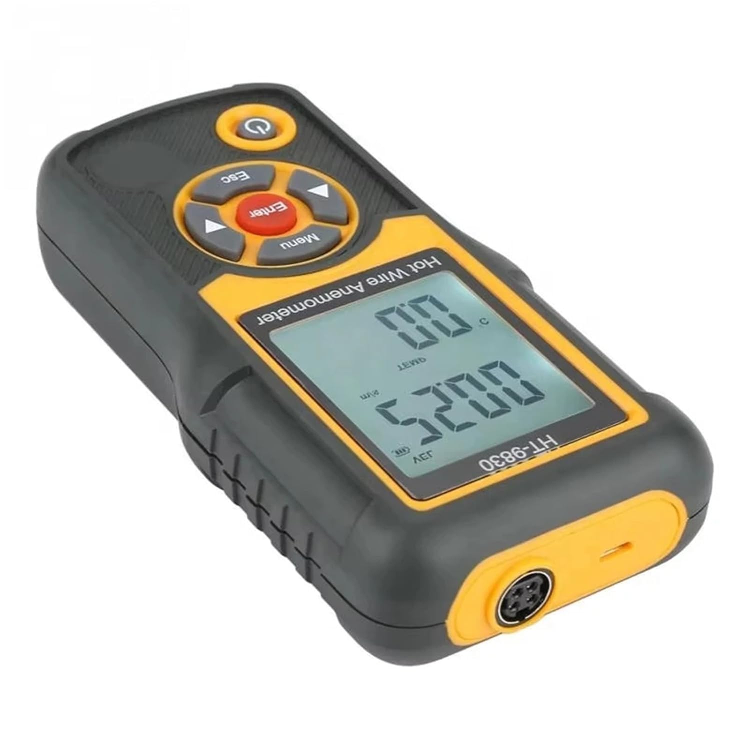 HTI HT-9830 Anemometer Digital Wind Speed Profession with Temperature Tester USB Interface 0~25m/s Anemometer Wind Sensor