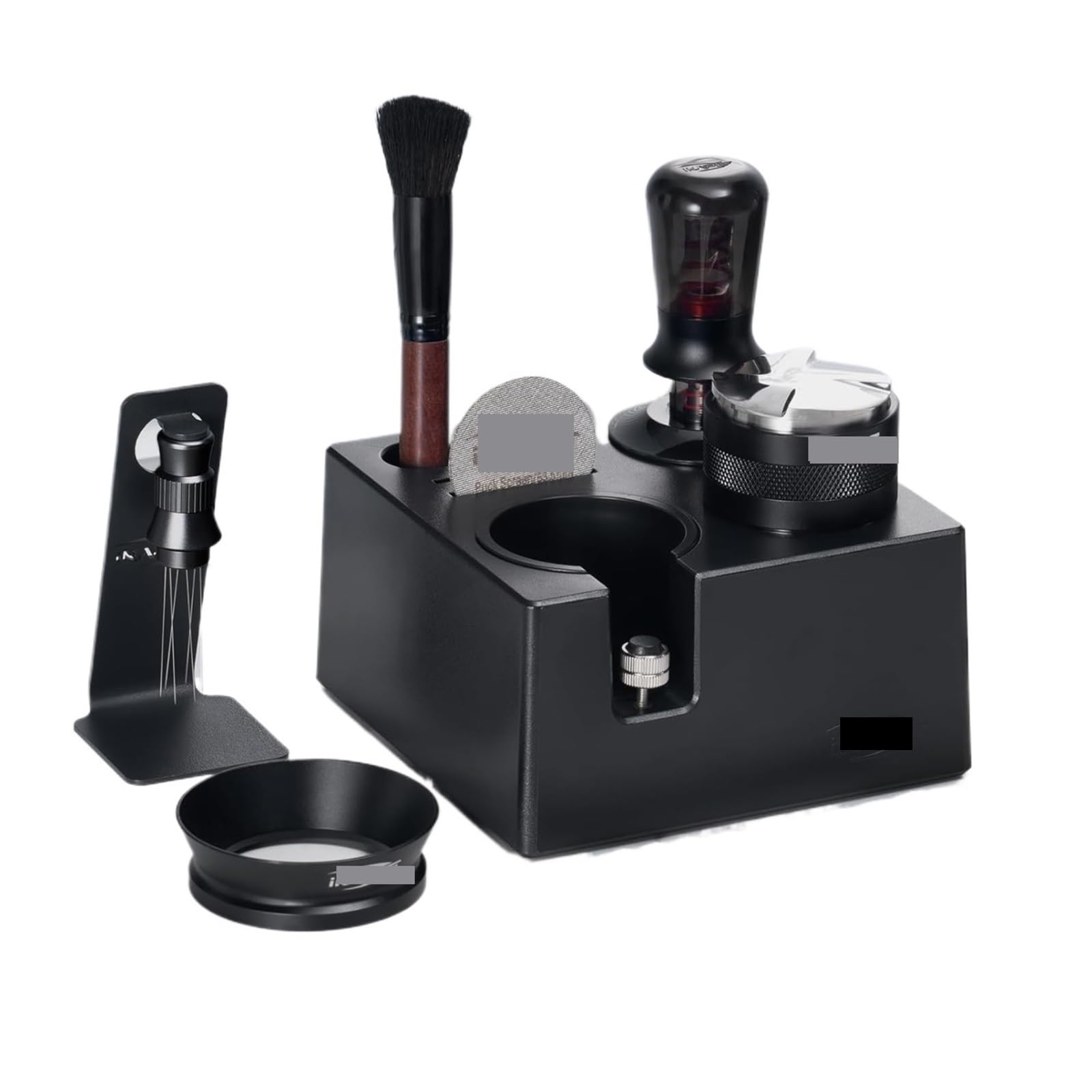 Ensemble d'outils à café doseur distributeur 8 en 1, entonnoir magnétique, Station de pour Café(51MM)
