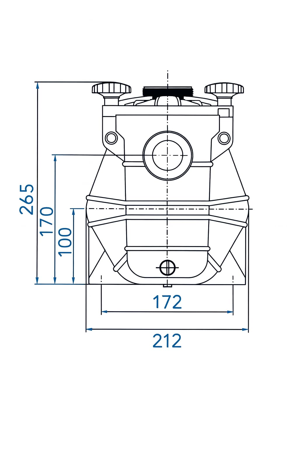 Hidro Water - Bomba de filtración para piscina MCB+ 1 CV | Autoaspirante, silenciosa y de bajo consumo | Compatible con cloración salina | Piscinas de hasta 100 m³