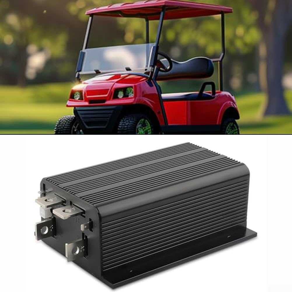 Controlador de motor CC 36-48V 500A para controlador PWM compatible con Curtis 1205M-5603 para coche eléctrico de turismo y para carrito de golf ezgo, carcasa de metal