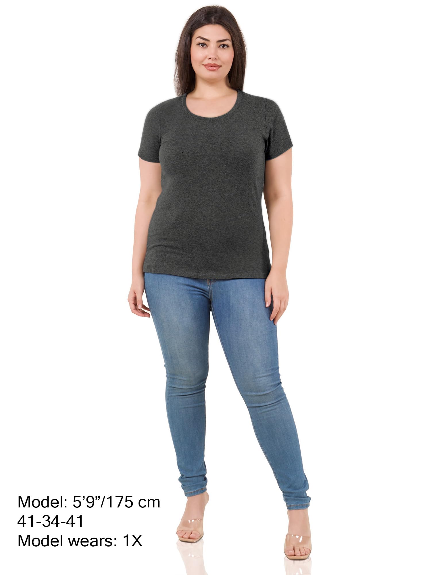 Damen Langes Baumwoll-Tanktop mit Camisole Trägershirt/Cami Shirt (1er Pack)