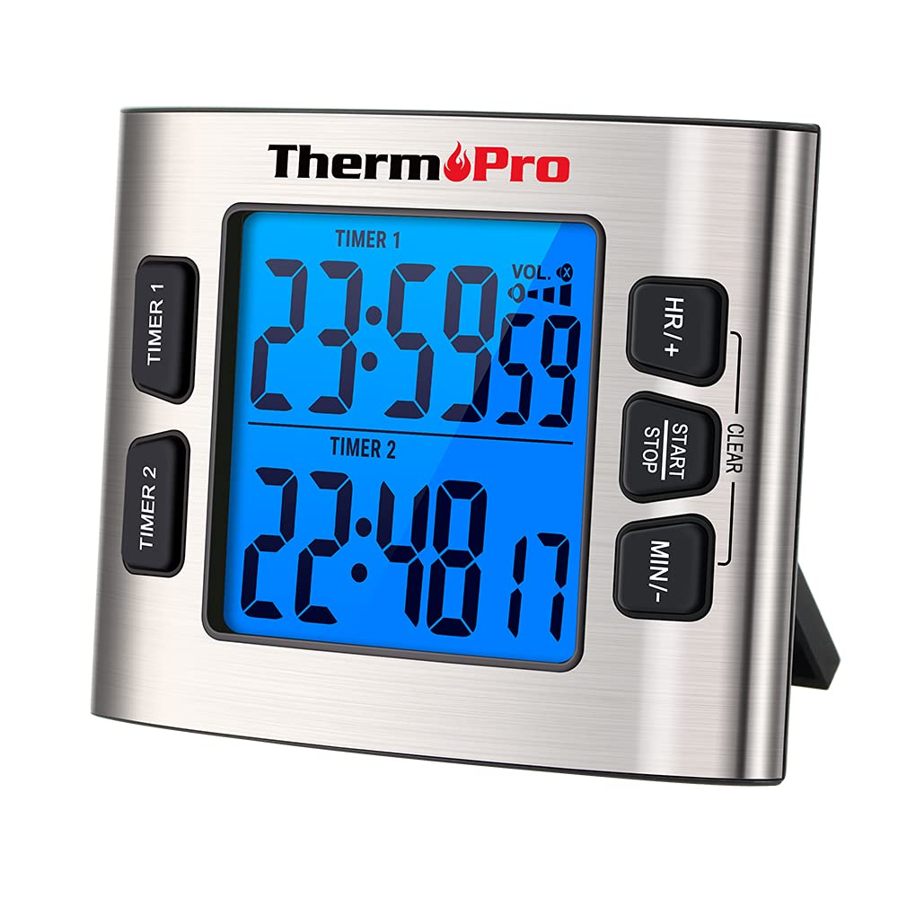 ThermoPro TM02 Digital Kitchen Timers for Cooking, Digital Timer for