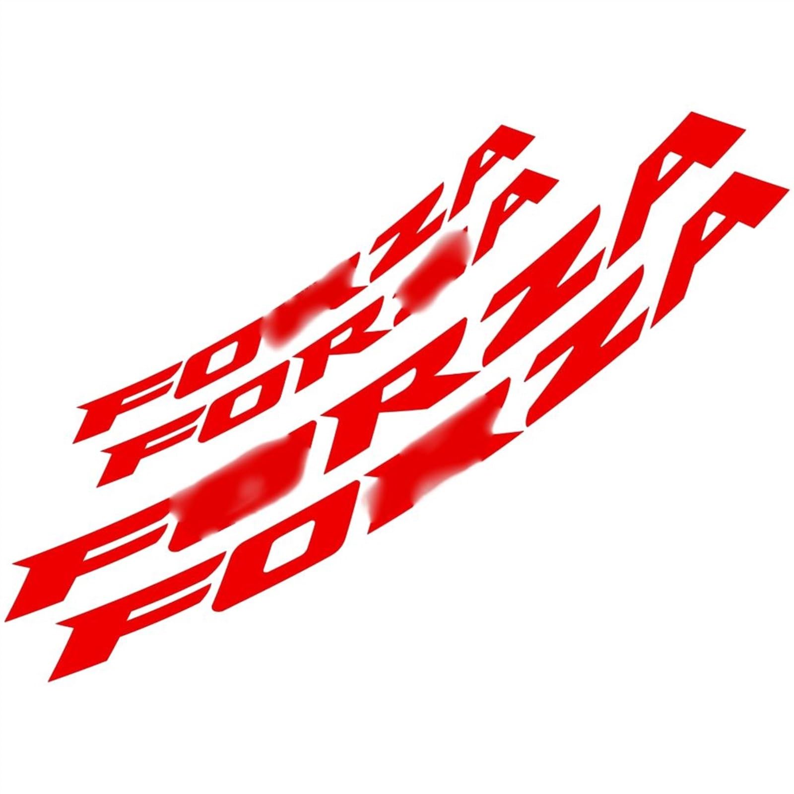 Applique for Forza for 750 350 for Forza125/250/350 Motorcycle Wheel Sticker Reflective Stripe Rim Decals Scooter Waterproof(A)