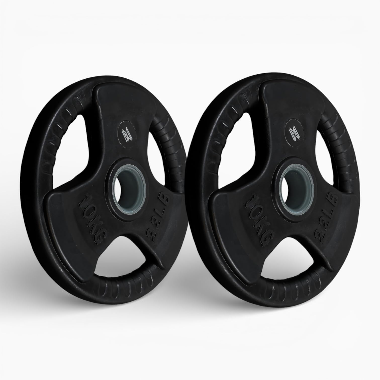 Tri-Grip Olympic Weight Plates, 2x 10kg (20kg)