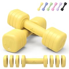 Adjustable Dumbbell Set of 2 Sportneer 4 in 1 Free Weights Dumbbells Set for Women Hand Weights for