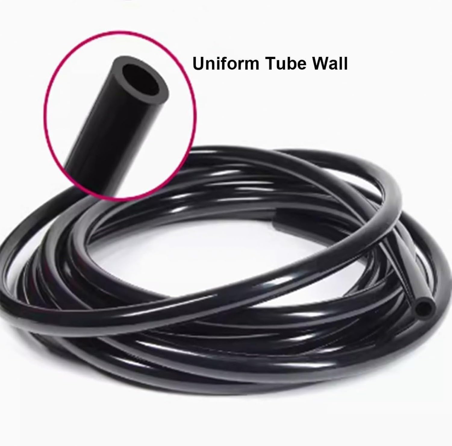Silikonschlauch schwarz flexibel, 10 Millionen, Id 6mm od 12mm