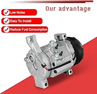 Vista 4 de cciyu Air Conditioning Compressor 2000-2014 for GMC Yukon 5.3L Fit for Cadillac Escalade 5.3L 2002 AC Pump