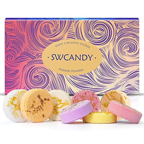 Aromatherapy Shower Steamers Gifts for Mom - Swcandy 8 Pcs Bath Bombs ...