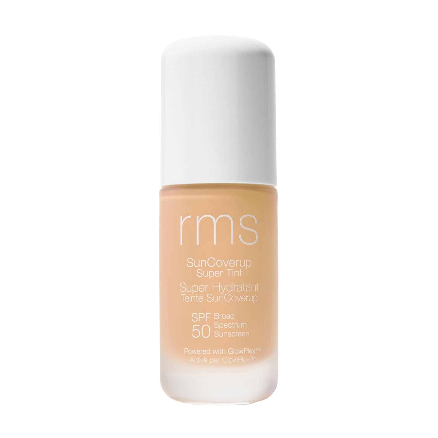 RMS Beauty SunCoverup SPF 50 – Broad Spectrum Mineral Sunscreen Foundation, Reef-Safe Zinc Oxide, Tinted Lightweight Sun Protection, Water-Resistant, 1 fl oz