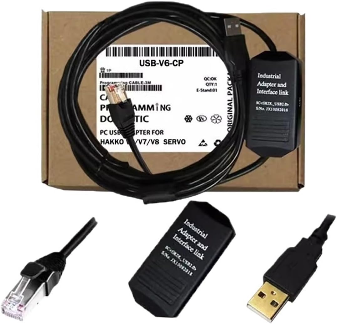 DSYQYLHGB USB-V6-CP for V6 V7 V8 Series HMI Cable de programación de ...