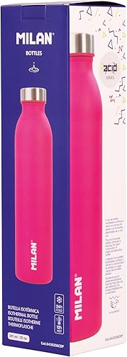 Miniatura 2 de MILAN Botella aislada de acero inoxidable 0,59 L Serie ácida, rosa