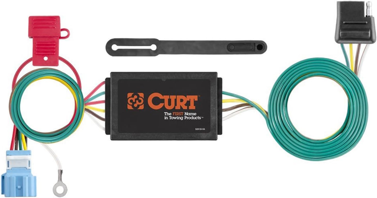 CURT 56382 Custom Wiring Connector Harness 4-Way Flat Output for Honda Odyssey