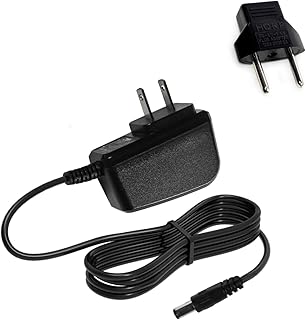 HQRP AC Adapter for Tech 21 SansAmp para Driver DI/SansAmp Bass Driver Programmable/SansAmp Bass Driver Deluxe Guitar Effects, Power Supply Cord Plus HQRP Euro Plug Adapter