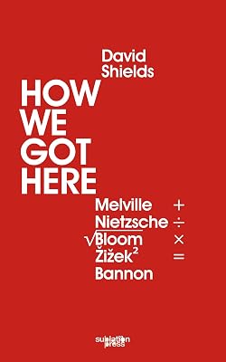 Cover of How We Got Here: Melville Plus Nietzsche Divided by the Square Root of (Allan) Bloom Times Žižek (Squared) Equals Bannon