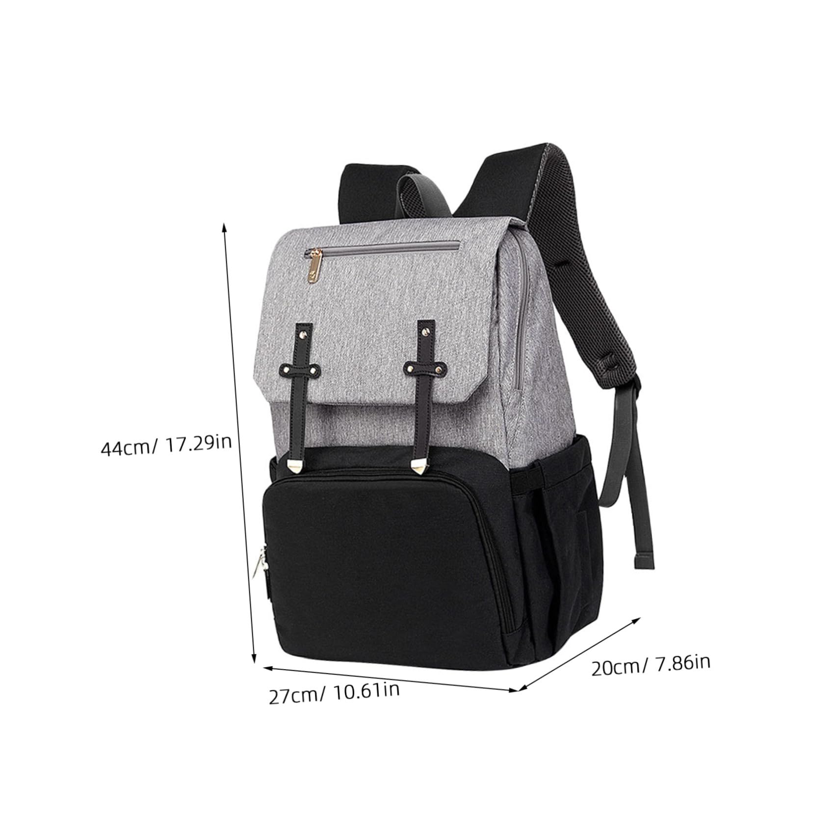 GALPADA Multifunktionaler Mehrzweckwickelrucksack für Mama mit Großer Kapazität aus Strapazierfähigem Oxford Stoff für Ausflüge und Alltag