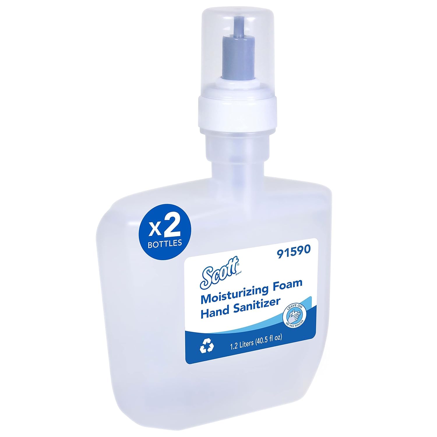 Scott® Moisturizing Foam Hand Sanitizer (91590), 1.2 L