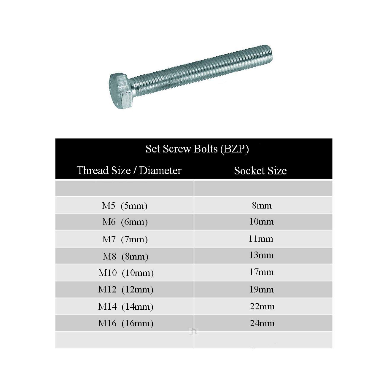 AMLOOPH M6 Bolts, M6 X 8mm Hex Head Cap Screws - A2 Grade Stainless Steel Fully Threaded Hex Bolts For Metal Construction Work, Automotive Machinery