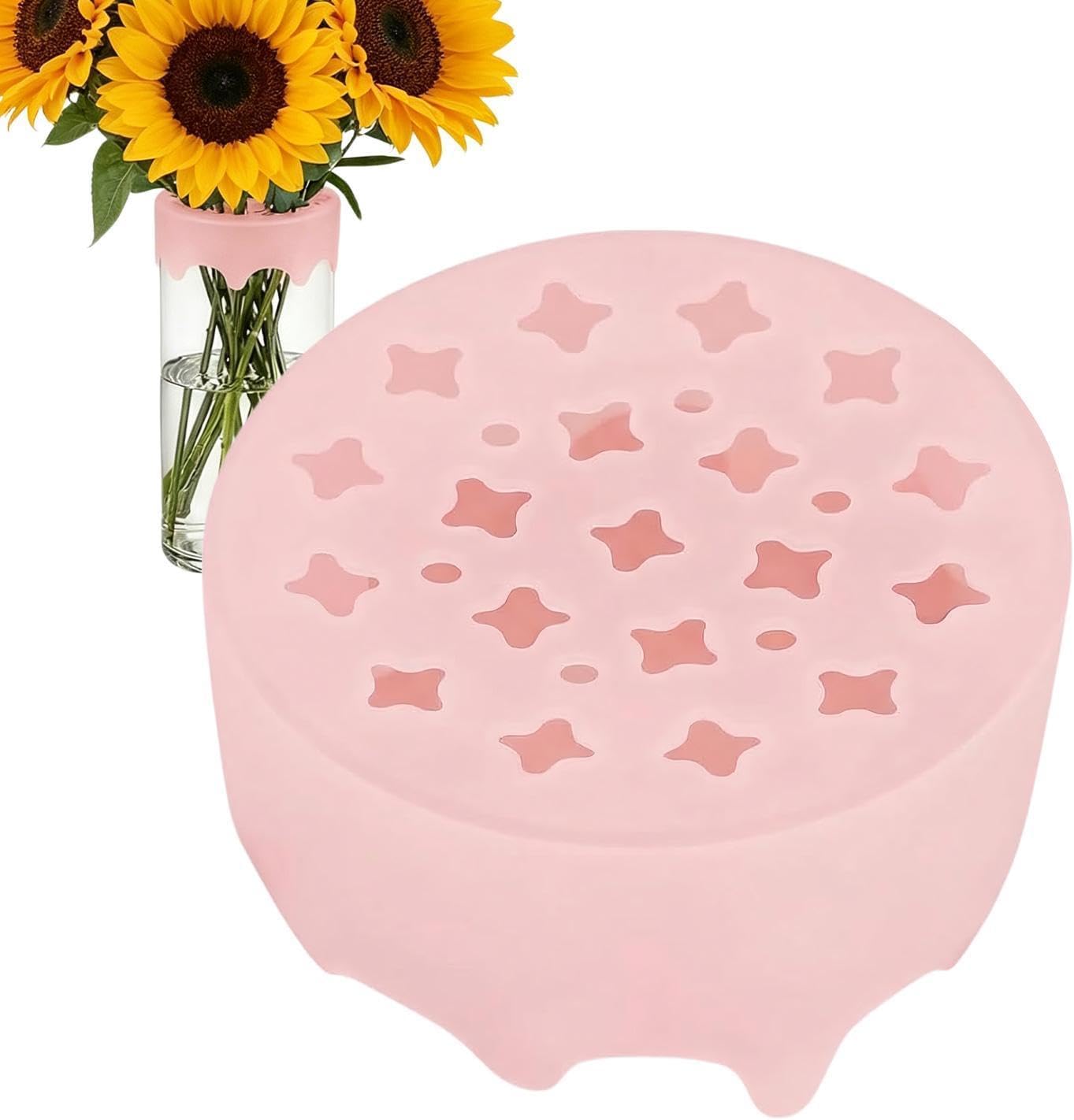 Compact Flower Grid, Flexible Stem Holder, Waterproof Vase Arranger, Silicone Bouquet Craft Organizer, Table Centerpiece Floral Decoration, Arrangement Tool for Home, Weddings, Parties
