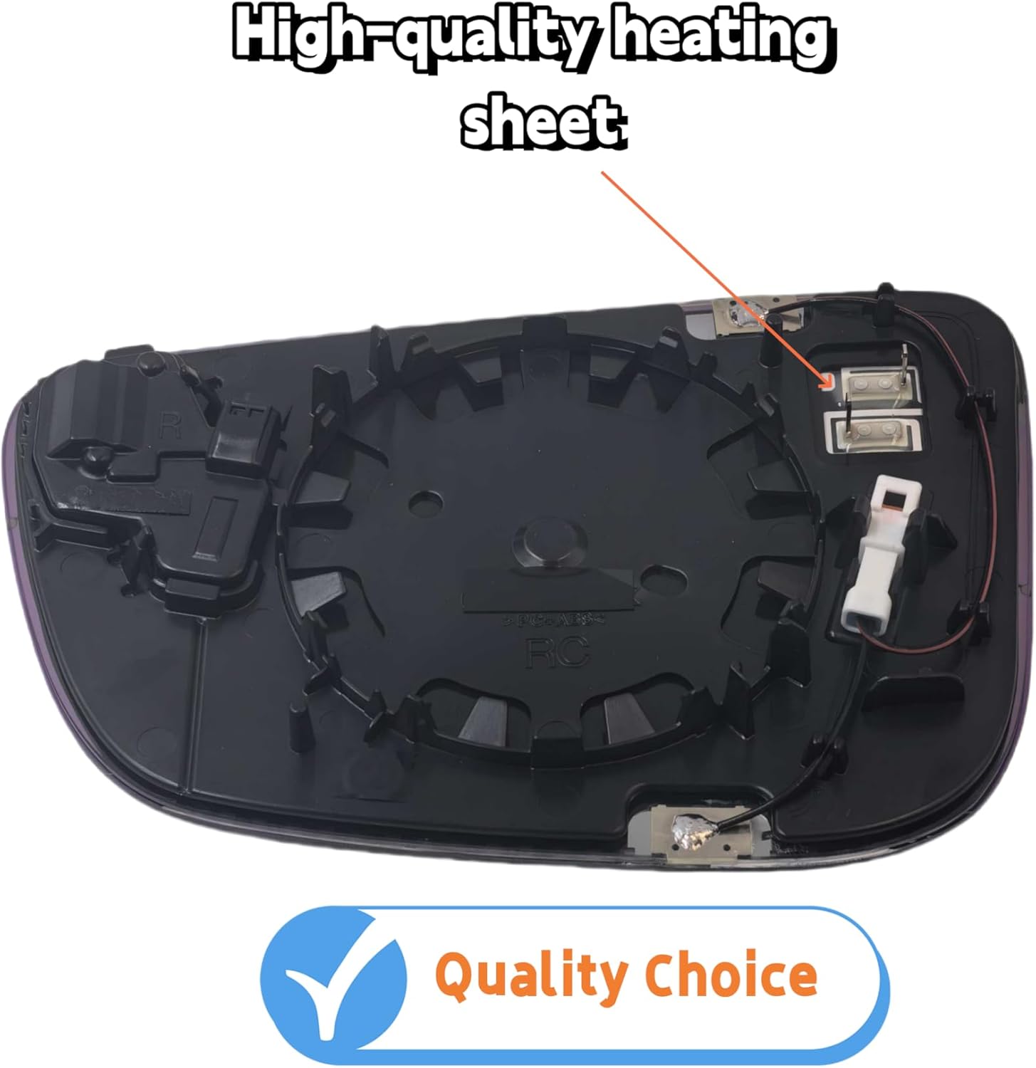 Passenger Side Mirror Glass Replacement For BMW 5 6 7 8 Series G30 F90 G32 G11 G14,Heated Autodimming Blind Spot, With Backing Plate (RH),Compatible With OE: 5116-8739- 628,5116-7407-168.