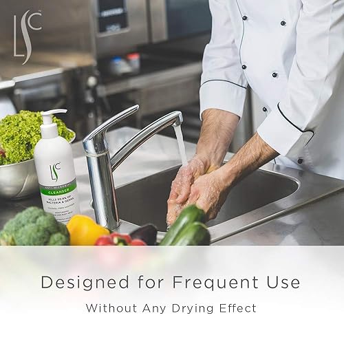 Miniatura 3 de Hand and Body Wash Cleanser for Adults and Children With Sensitive Skin, Unscented, Sanitizing Foaming Gel (16 Ounce Bottle)