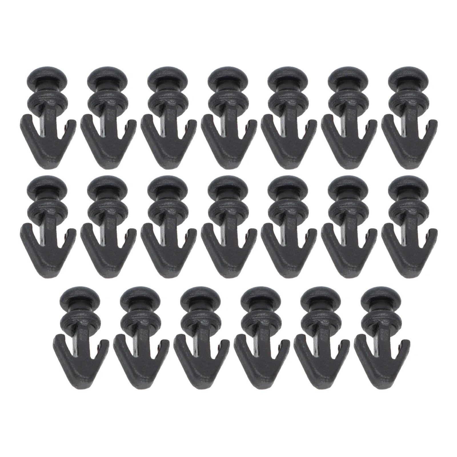 KXFVYNE 20/50Pcs Compatible MK2 MK3 MK4 Lower Weatherstrip Door Rubber Seal Gasket Sill Clips Sealing Strip Retainer Rivet Fastener(20pcs)