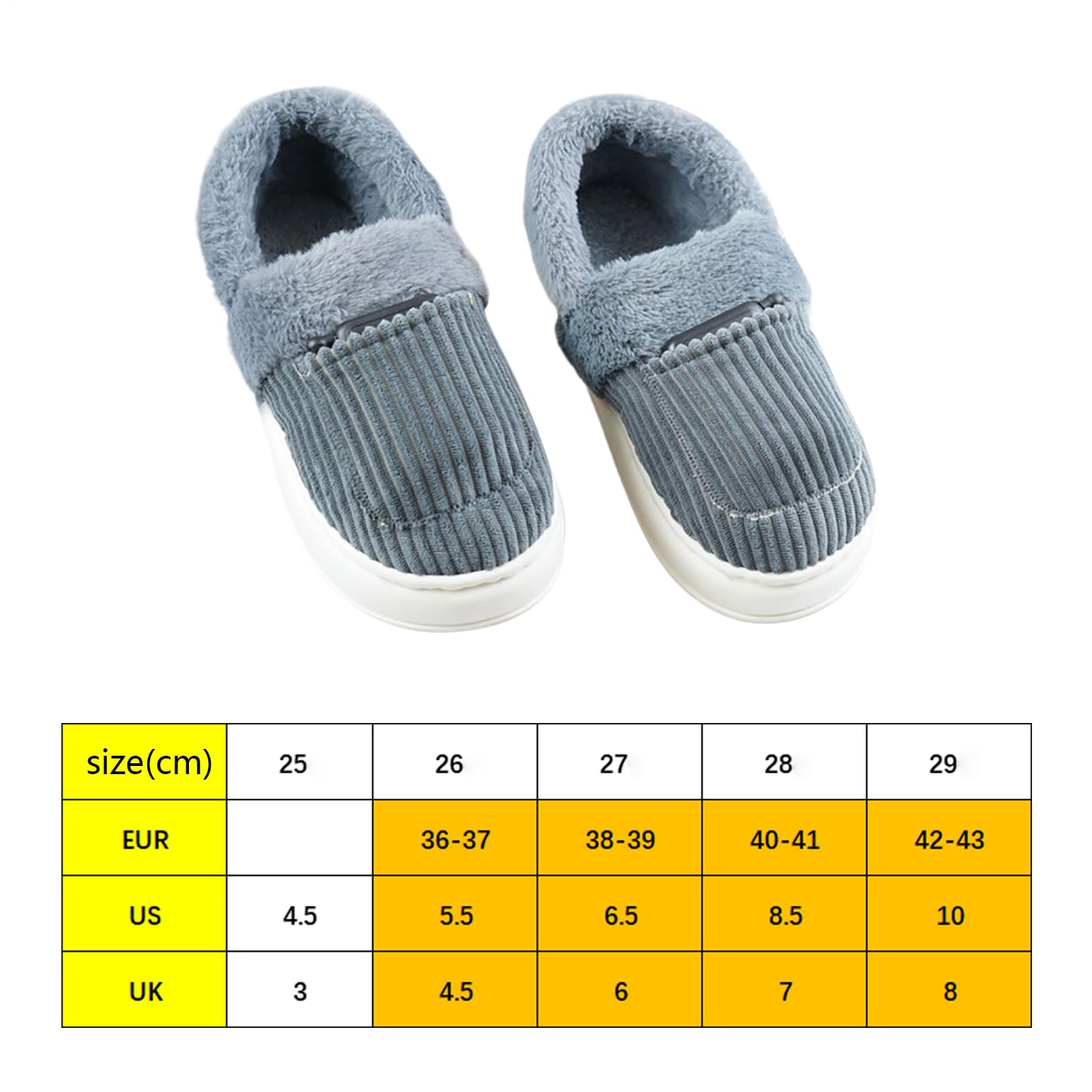Pantofole riscaldate ricaricabili | 5000 mAh 4 livelli elettrici scaldapiedi pantofole 25,4 cm morbide | Funzionamento a batteria Indoor Home Office Winter Shoes | Soggiorno camera da letto quotidiano