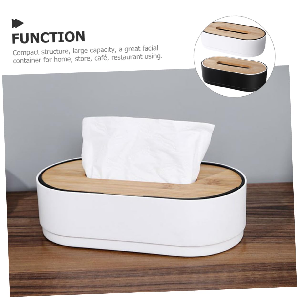 SOLUSTRE 2pcs Box Decorative Tissue Holder Stylish Household Napkin Container for Desktop Decoration Elegant Design with Open Top for Living Bedroom Hotel Cafe