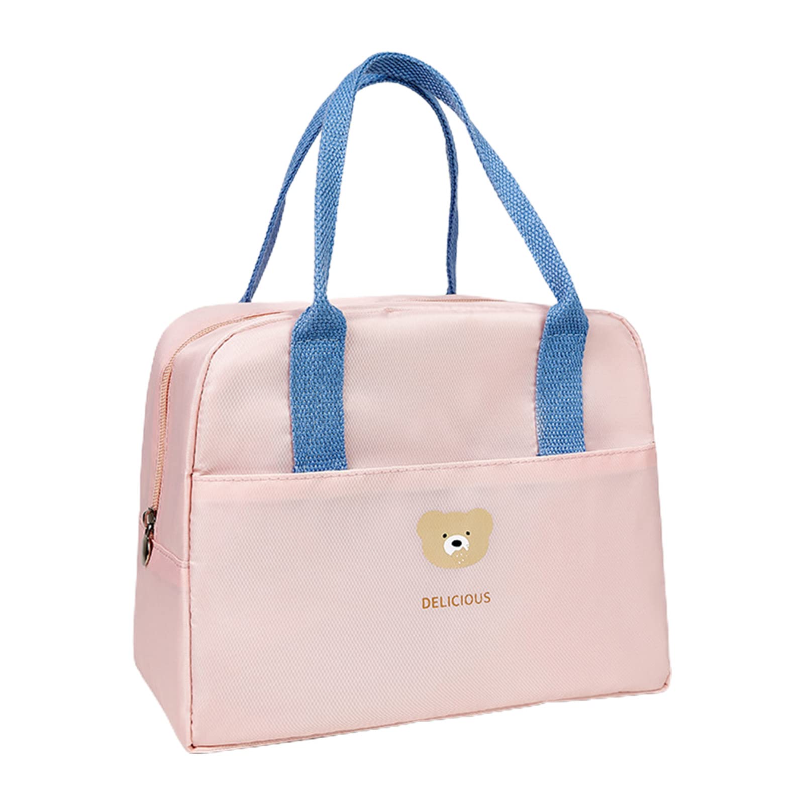 Kalttoy Women's B Foldable Portable Lunch Ag Thickened Lunch Ox Ags Large Capacity 4 Colors For With Rice Ag Insulation Ags For Adults